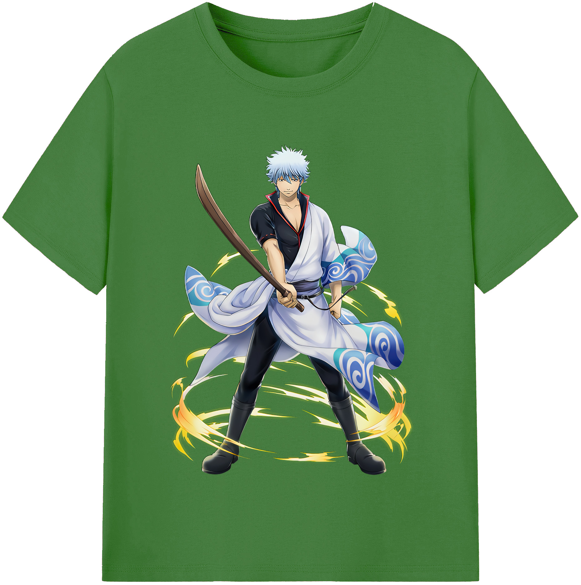 （画像用） ぎんたま 坂田銀時（さかたぎんとき） 神楽 志村新八（しむら しんぱち） GINTAMA Sakata Gintoki Kagura Shimura Shinpachi レディースカジュアルプリントTシャツ（綿100％）